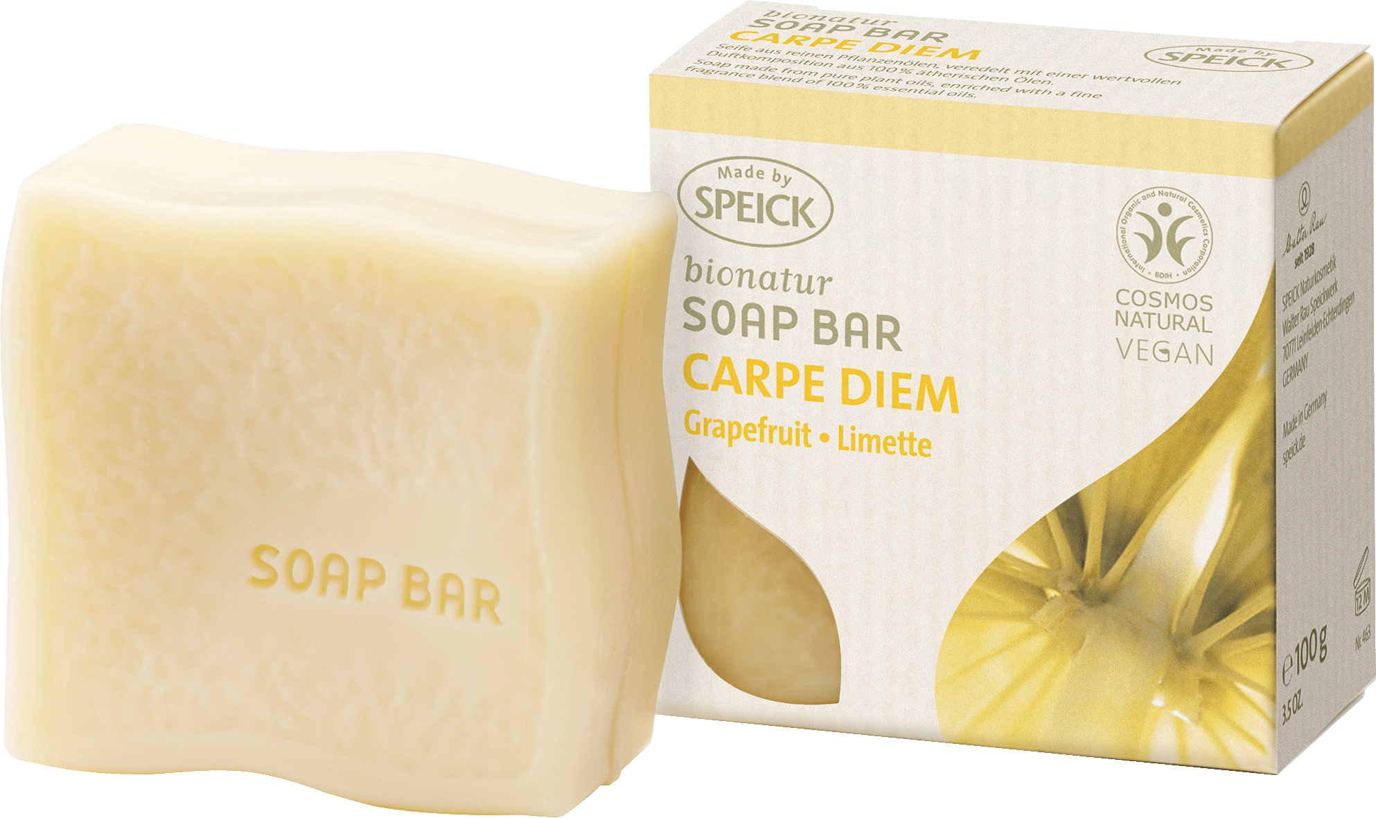 Speick Soap Piece Of Bionatur Carpe Diem, 100 G