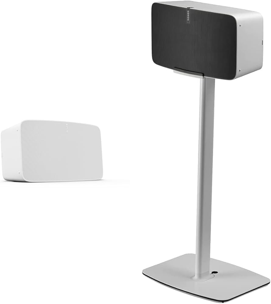 Sonos Five (White) The Five offers you a unique HiFi Sound Experience & Flexson Floor Stand Five and Play:5 - White