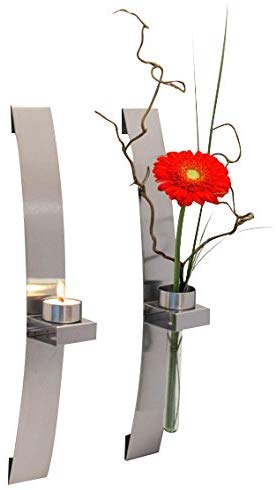 Pajoma 44876 Wall-Mounted Candle Holder With Vase 395 Cm Length