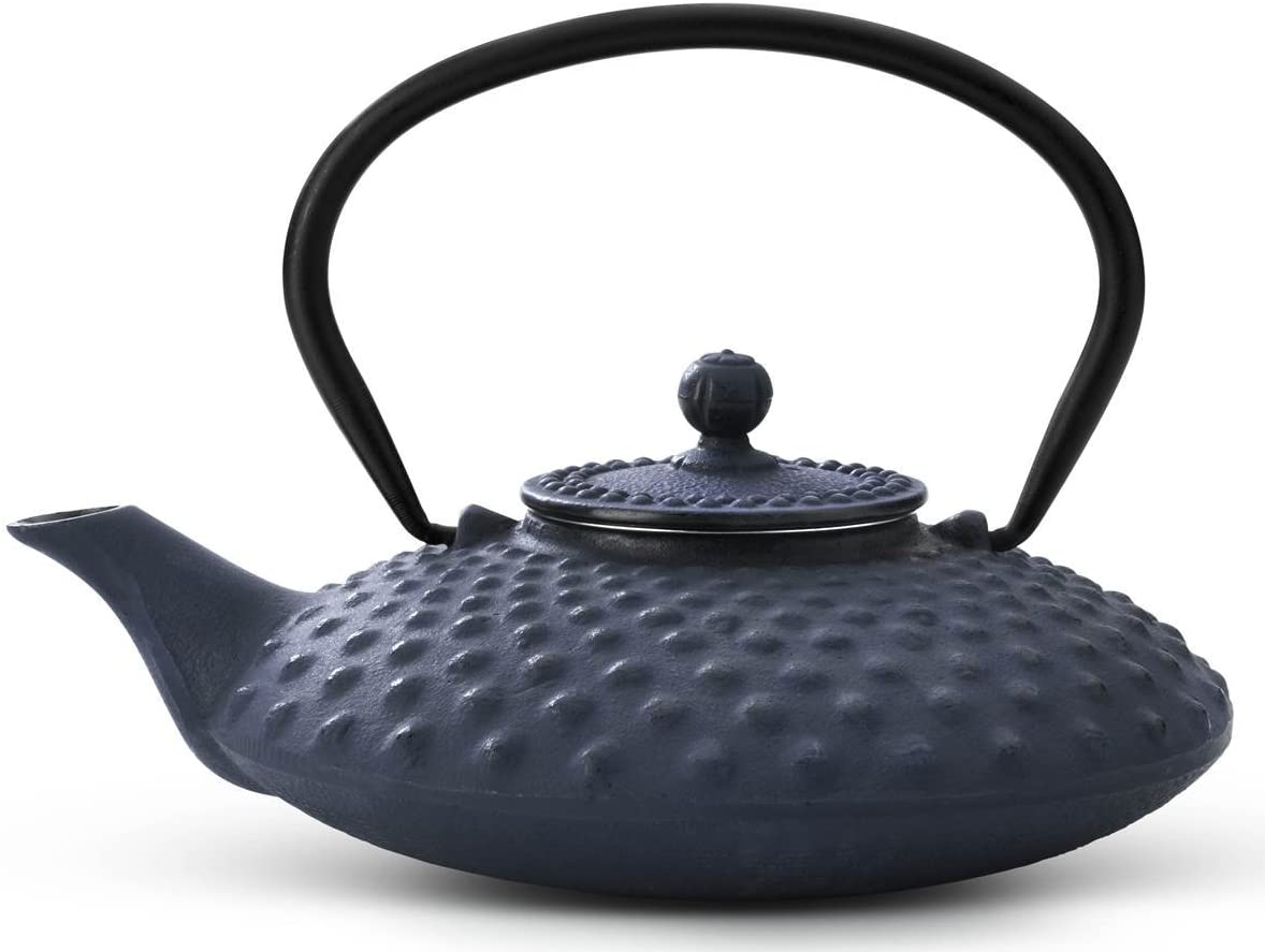Bredemeijer 0.8 L Cast Iron Teapot Jing, Blue
