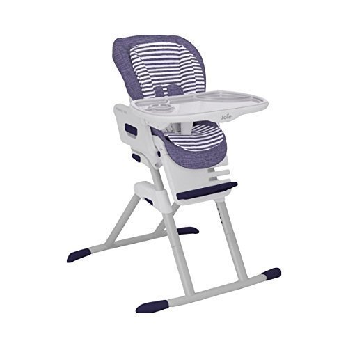 Joie Mimzy Folding High Chair 360 Denim Blue Denim