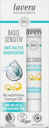Eye cream base sensitive anti fold Q10, 15 ml