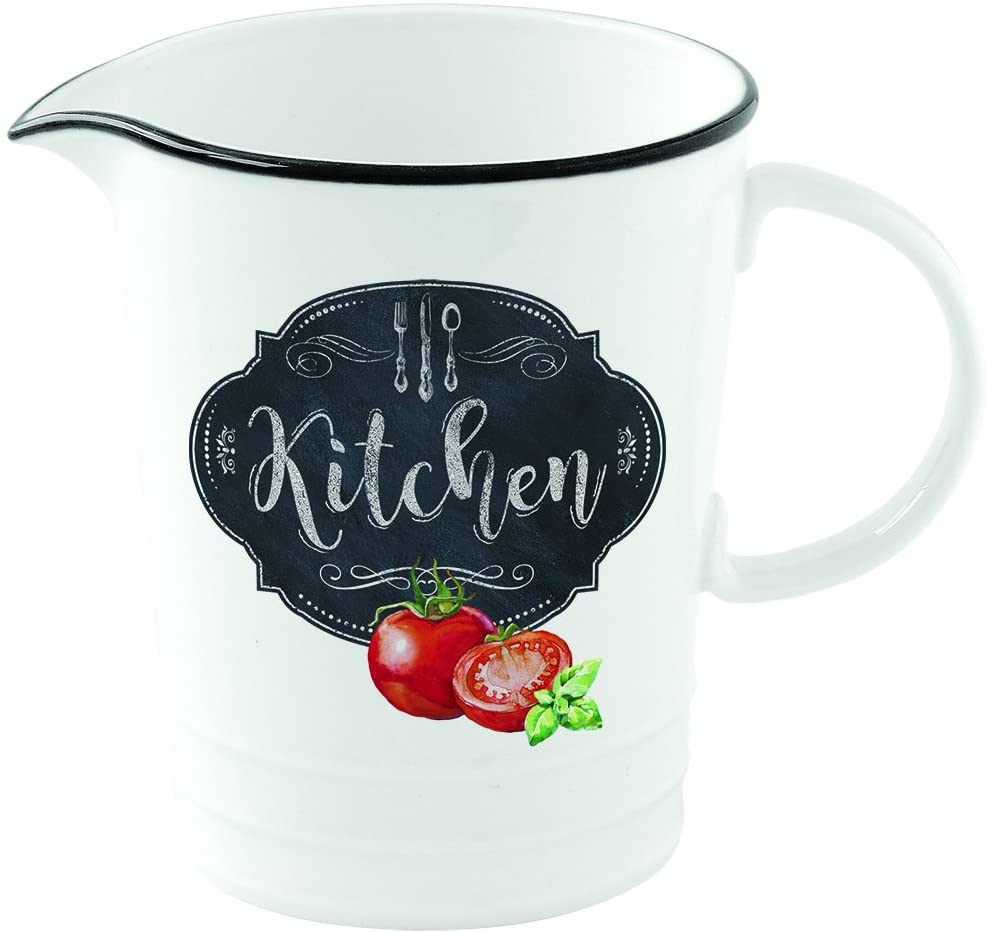 Easy Life 1606 Kibk Jug, Porcelain, Multi, 17.5 x 17.5 x 10 cm