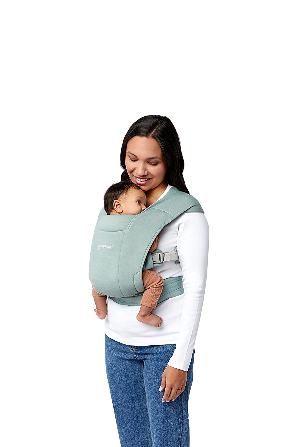 Ergobaby baby carrier for newborns from birth extra soft, Embrace baby carrier baby carrier bag ergonomic (Pure Black)