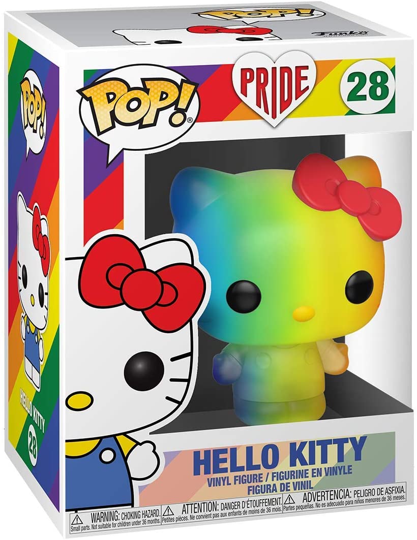 Funko 49843 Pop Sanrio 2020-Hello Pride 2020 Hello Kitty (Rnbw) Collectable
