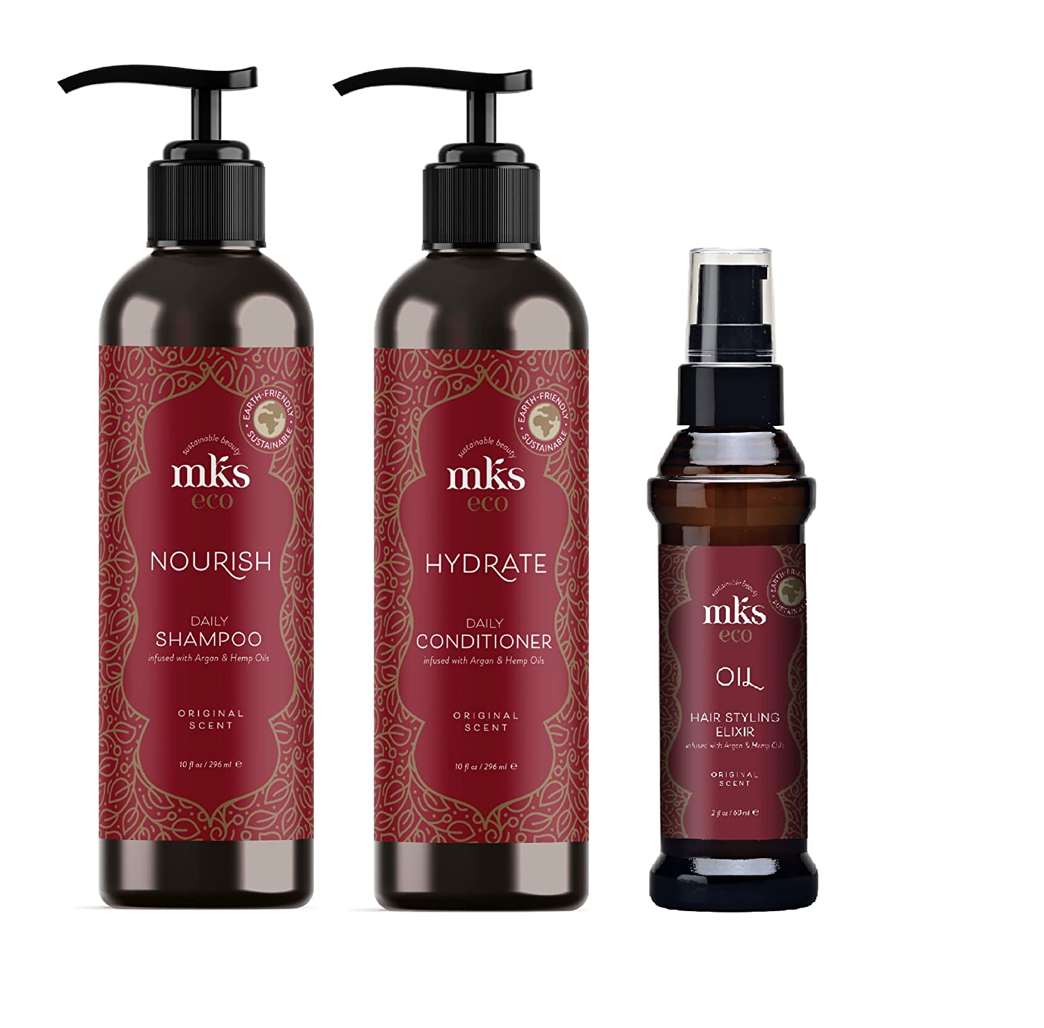 MKS ECO Classic Set Shampoo, Conditioner & Hair Oil