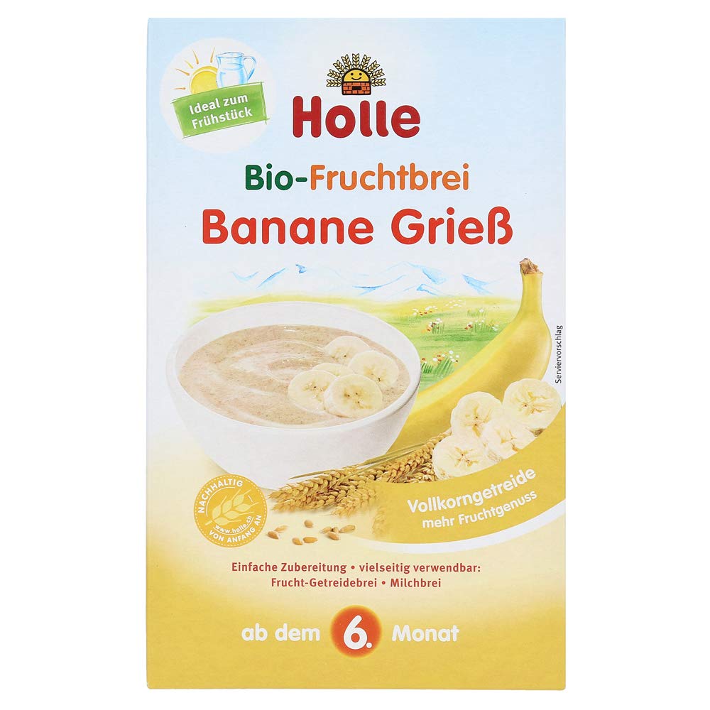 Holle Bio Fruchtbrei Banane Grieß