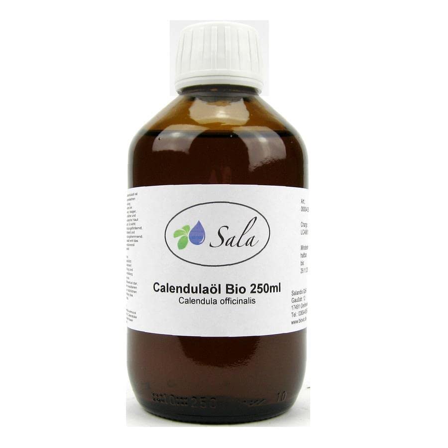 Sala Calendula oil calendula oil organic (250 ml glass bottle)