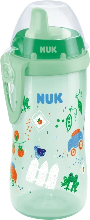 NUK Drinking bottle Kiddy Cup green, from 12 months, 300ml, 1 pc