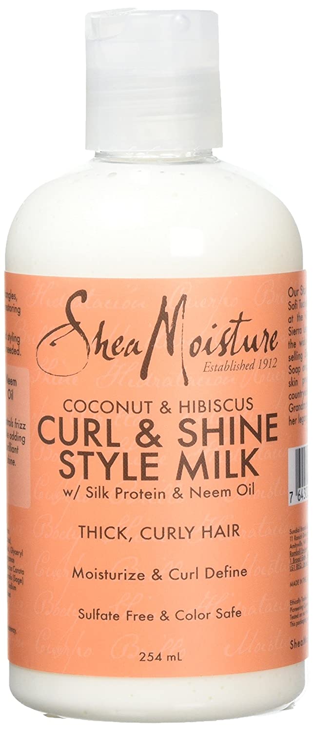 SHEA MOISTURE Moisture Coconut & Hibiscus Curl & Style Milk 8 oz