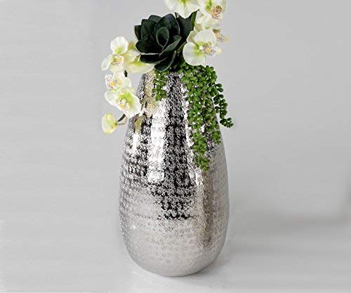 Puro Decorative Vase, 30 Cm, Silver