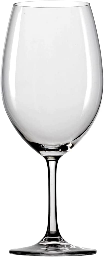 Stölzle Lausitz 2000035 Classic Bordeaux Glasses Made of Glass, Set of 6, Capacity: 650 ml, Height: 225 mm, Outer Diameter: 95 mm