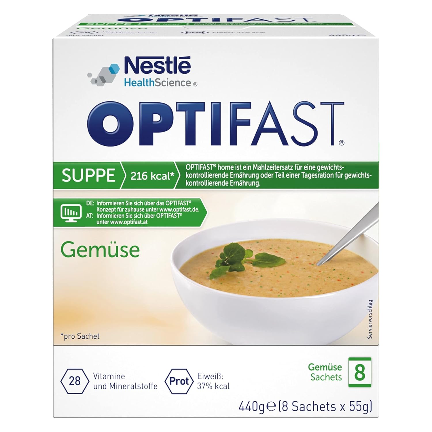 OPTIFAST Soup Vegetables, 440 g