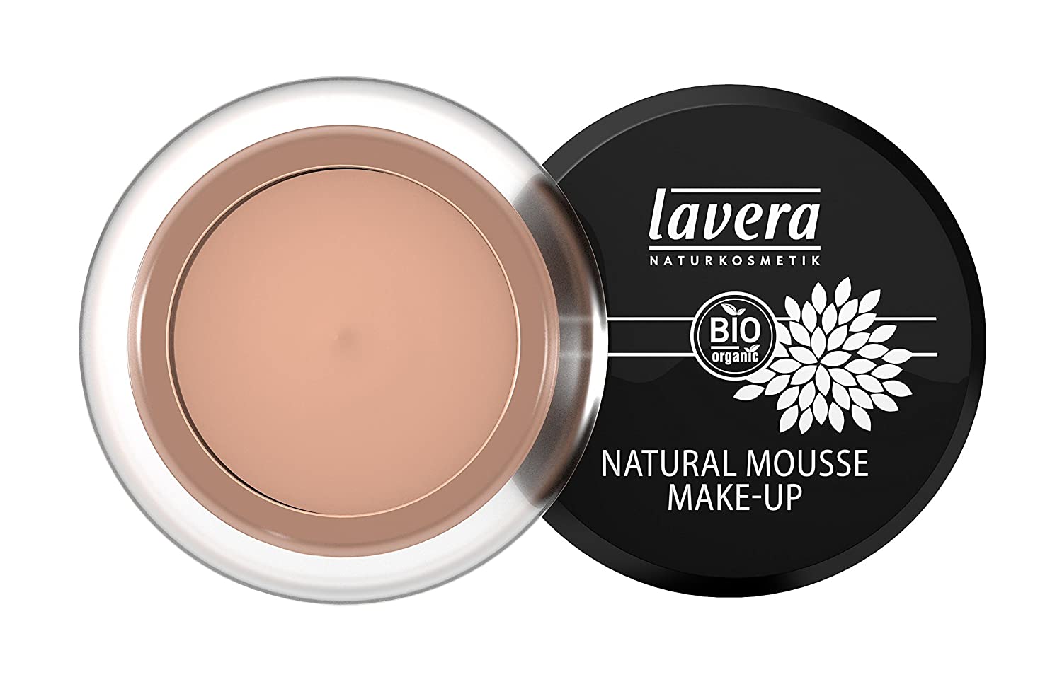 lavera Natural Mousse Makeup Foundation Colour Almond Skin Colour Matte Complexion & Creamy Texture Natural & Innovative Make Up Vegan Organic Plant Active Ingredients Natural Cosmetics Complexion Cosmetics 1 Pack (1 x 15 g), ‎almond