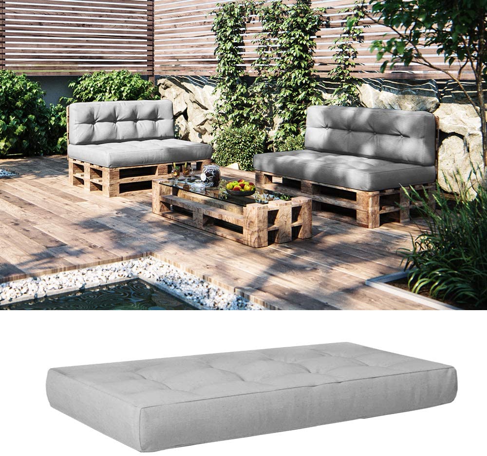 Vicco Pallet Cushion + Back Cushion + Side Cushion 15 Cm High