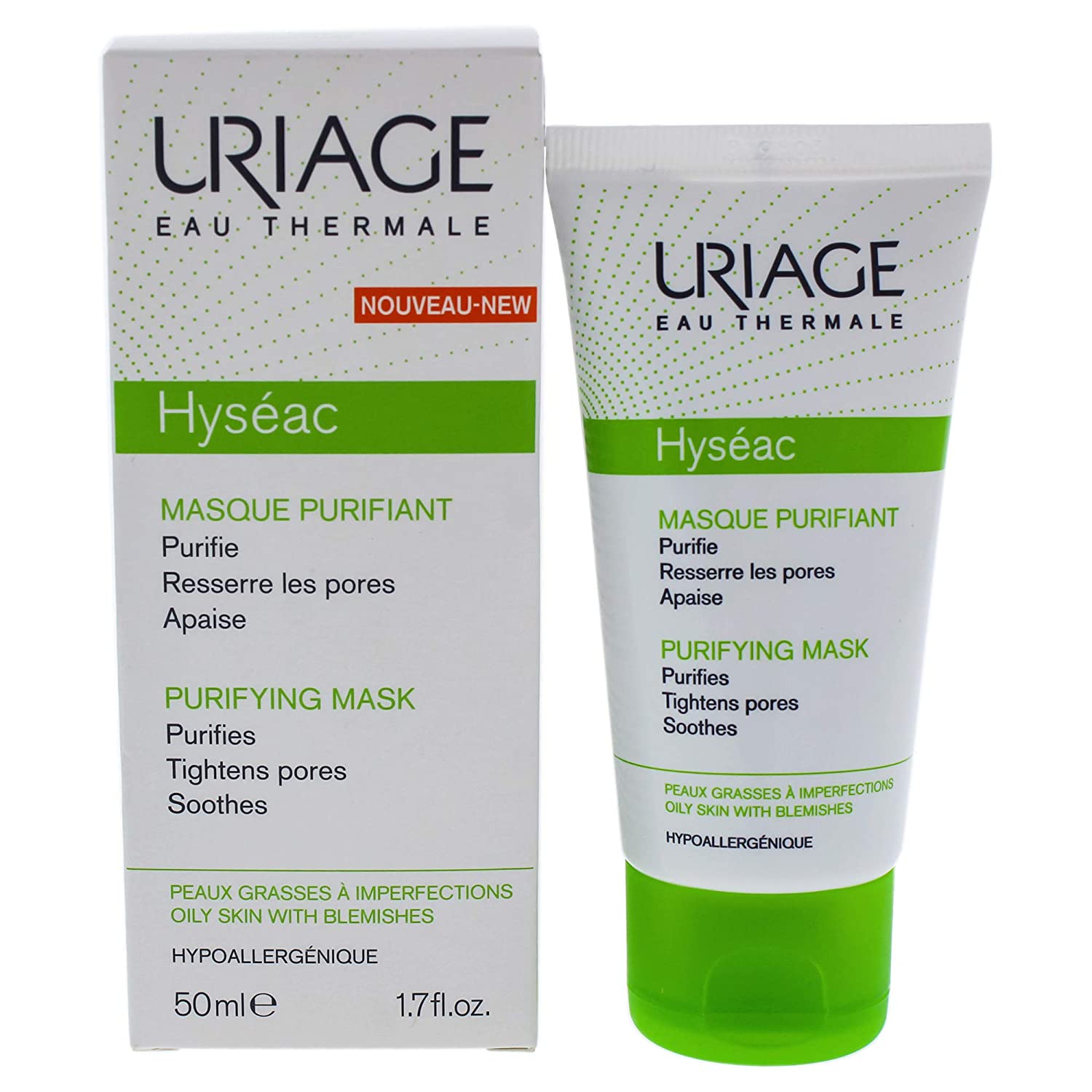 Uriage Hyseac Cleansing Mask for Oily Skin with Blemishes 50 ml