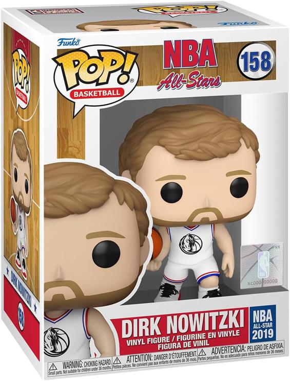 Funko POP! NBA: Legends - Dirk Nowitzki - (2019) - NBA Legends - Vinyl Collectible Figure - Gift Idea - Official Merchandise - Toys For Children And Adults - Sports Fans