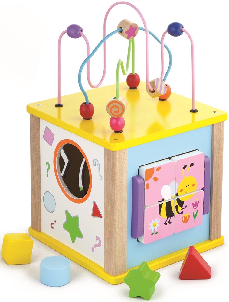 Viga Toys Wooden Vg50221 Activity Pad, Multi-Colour