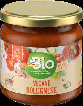 Vegan Bolognese sauce with soy schnitzel, 350 ml