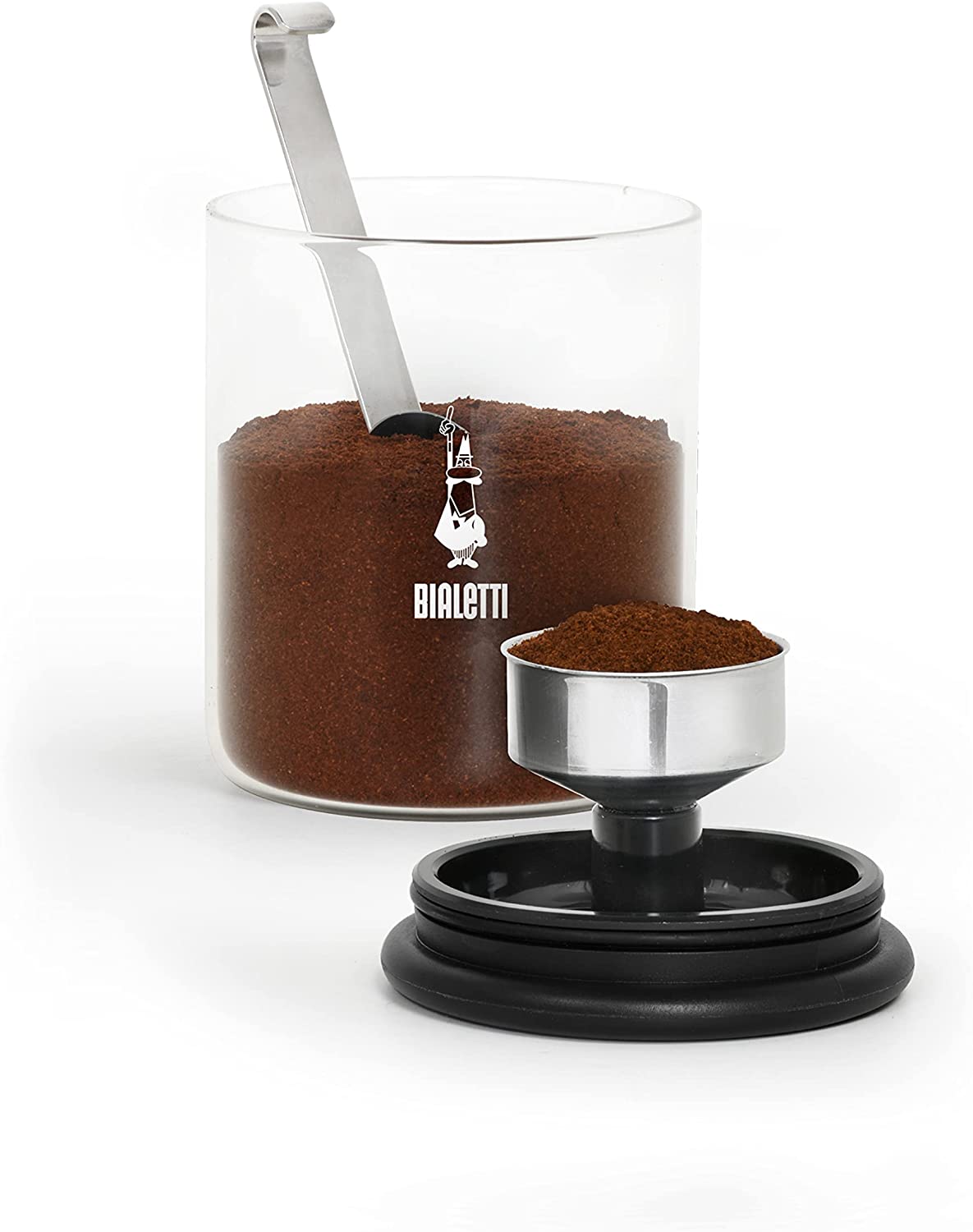 Bialetti 250 g Mocha Glass for Coffee (with lid), Glass