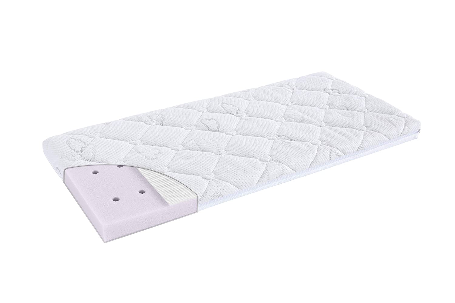 Träumeland light breeze mattress (for cradles, prams and sleeping baskets).