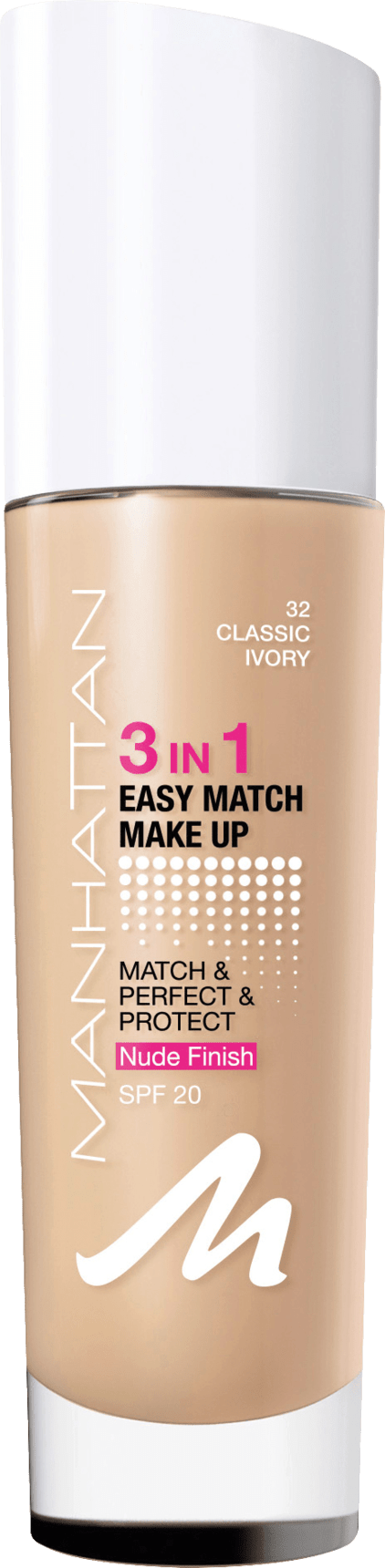 MANHATTAN Cosmetics Easy Match Make-Up Classic Ivory 32, 30 Ml