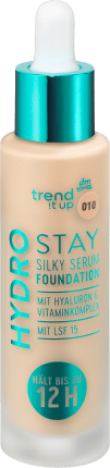 Foundation Hydro Stay Silky Serum light beige 010, 30 ml