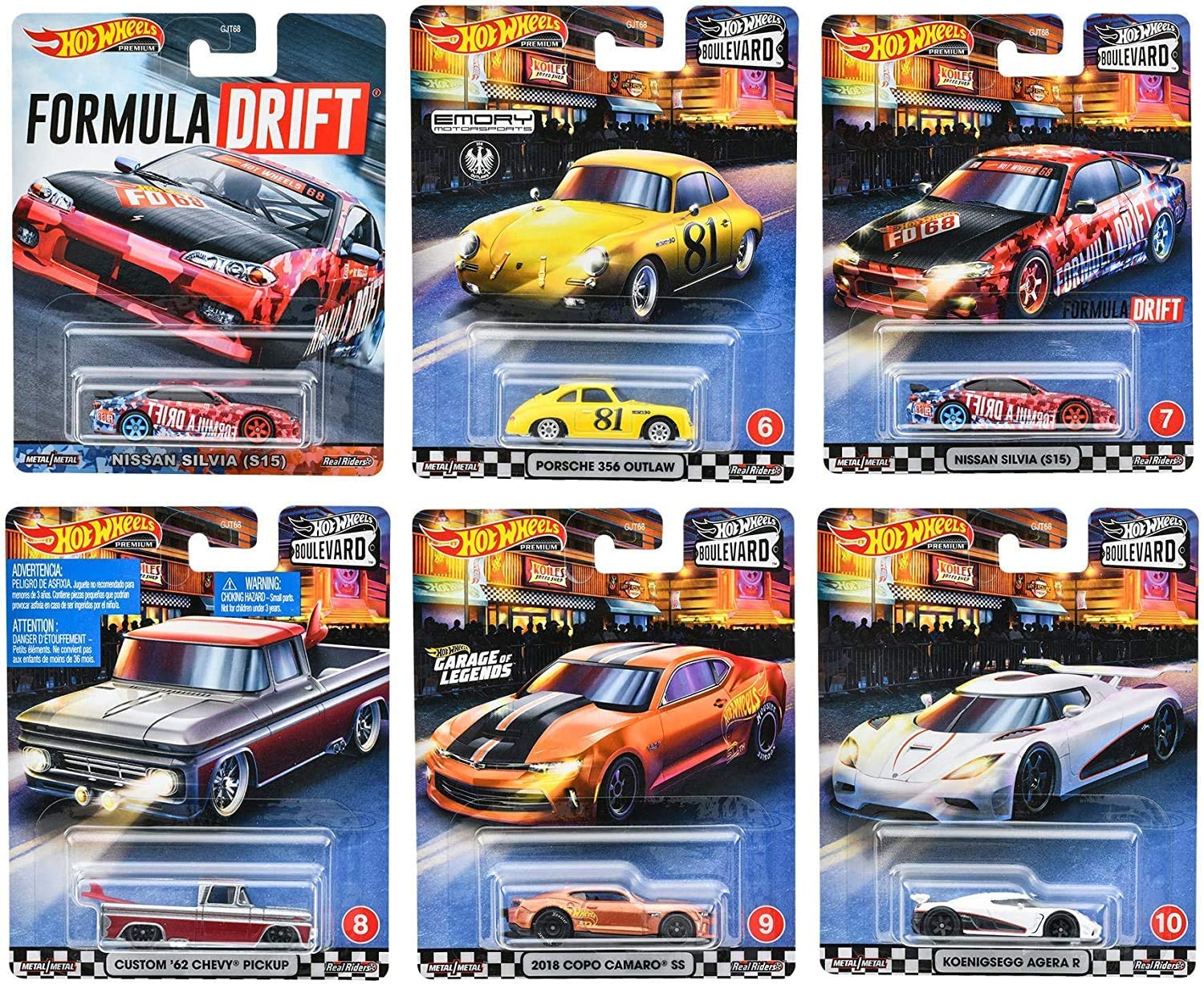 Hot Wheels Mattel Premium Car Boulevard Assorted Pack Of 1
