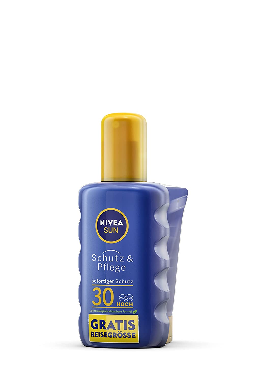 NIVEA SUN Spray LF30 200 ml and pocket size 30 ml, ‎blue