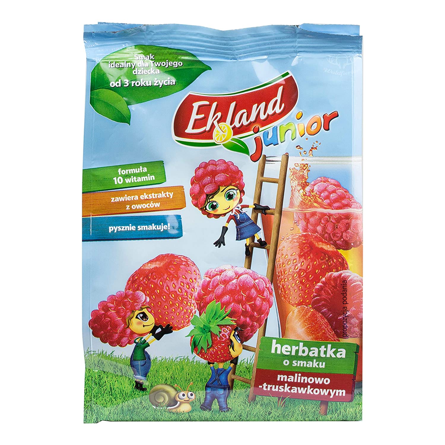 Ekland Instant-Tee Junior mit Himbeer-Erdbeer-Geschmack 250g