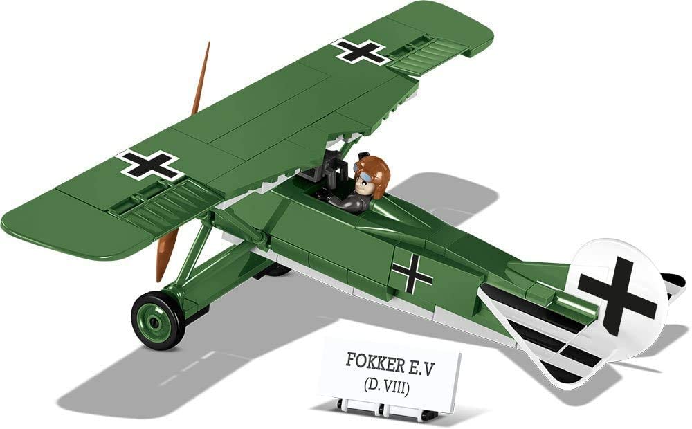 Cobi Construction Toy Building Blocks Aeroplane Fokker Ev (D.Viii) - Combat