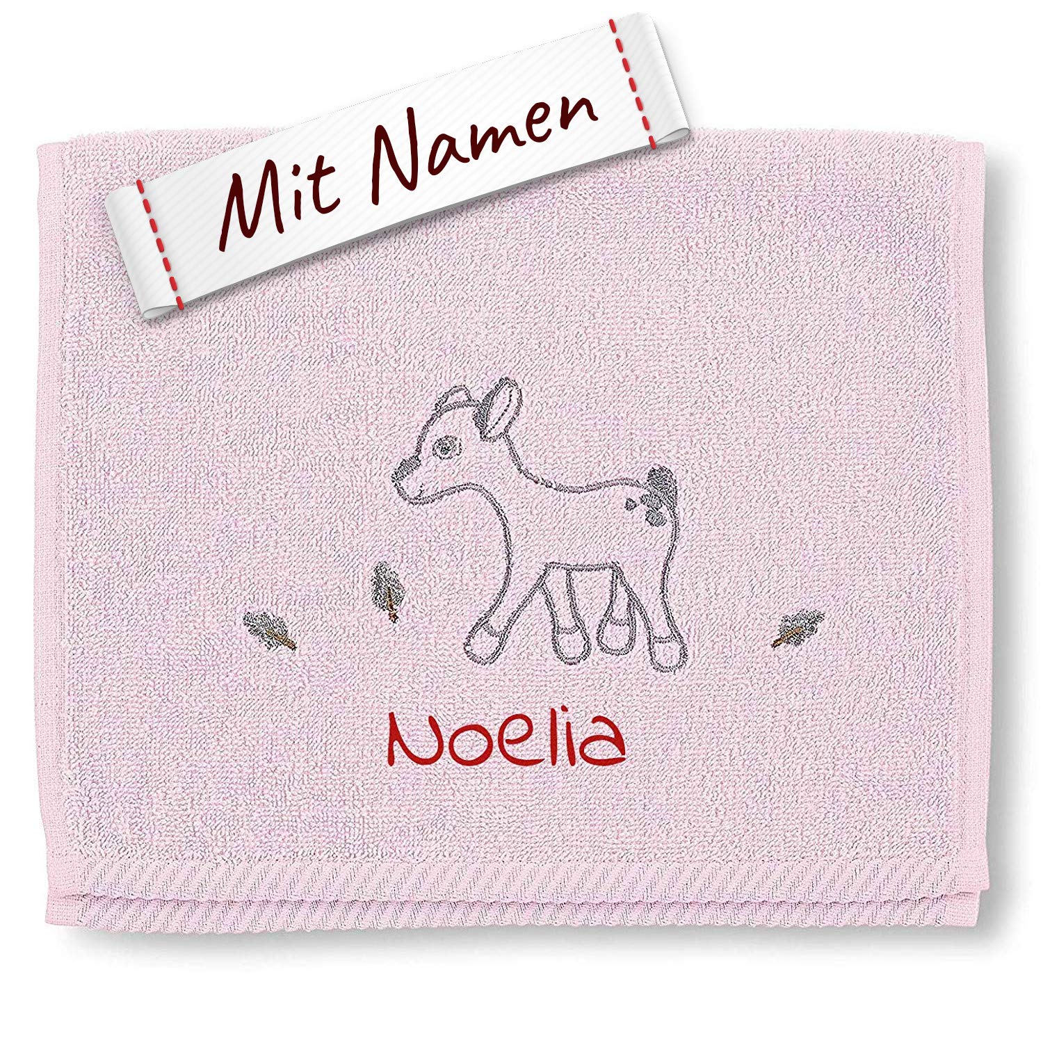Sterntaler Children\'s / Baby Towel Embroidered with Name 30 x 50 cm