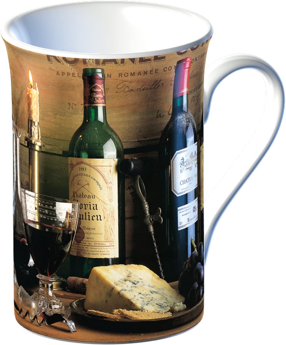 CREATIVE TOPS Vintage Wine Fine Bone China Mug In A Gift Box