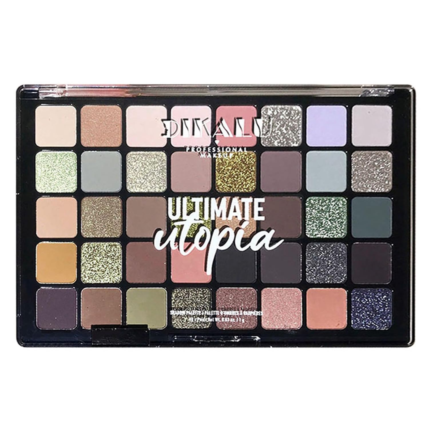 Smoky Eyeshadow Palette, 40 Colours Matte and Glittering Ultimate Eyeshadow Palette, Highly Pigmented Soft Smooth Powder Eyeshadow Palette, High Saturation Glitter Eyeshadow Eye Make-Up