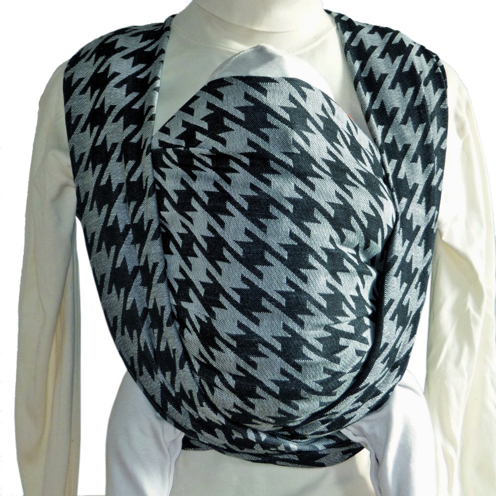 Didymos Houndstooth Baby Sling (Size 2, Anthracite)