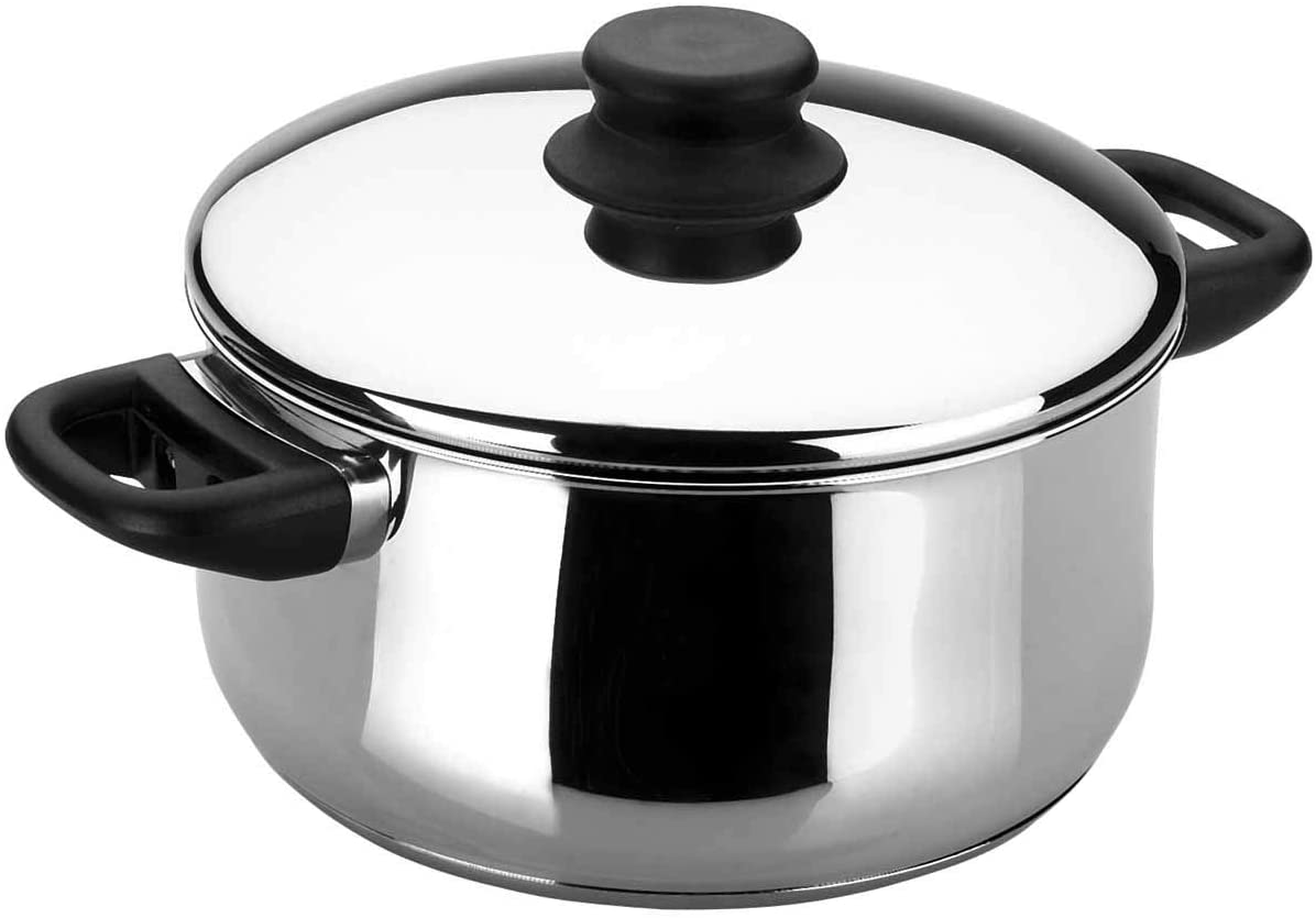 Lacor-14320-GARINOX CASSEROLE W/LID 20 CM 3L.