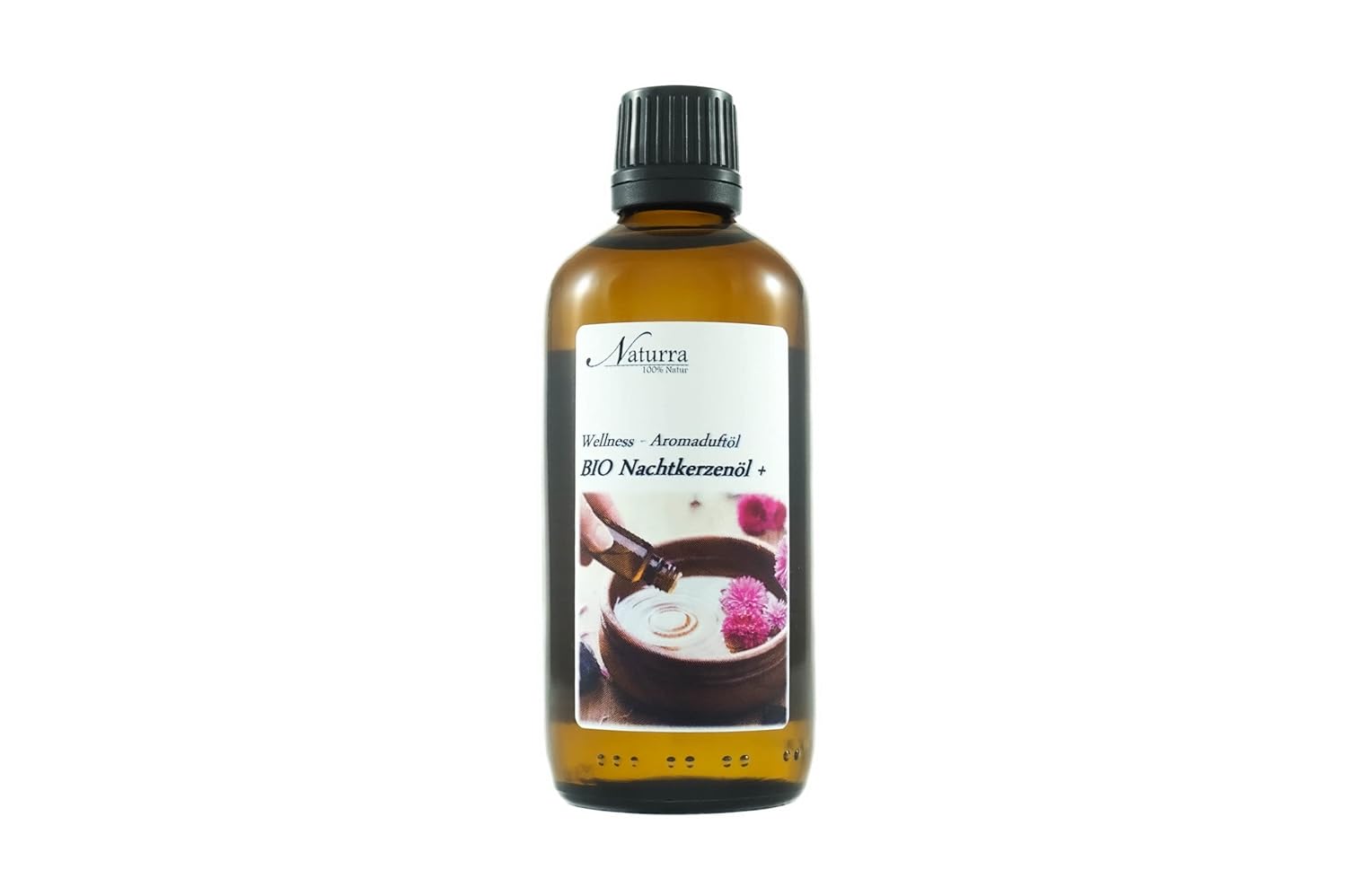 Naturra Wellnessöl Evening Primrose and choose your own Fragrance (Essential Oil) 100ml Glass