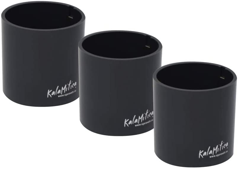 KalaMitica Diameter 6 cm, set of 3 cylinder magnetic pots, lead