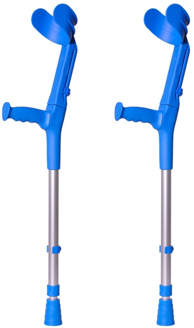Pack Of 2 Kids Unterarm Walking Crutch Bcr/| Aluminium | Dual Adjustable In