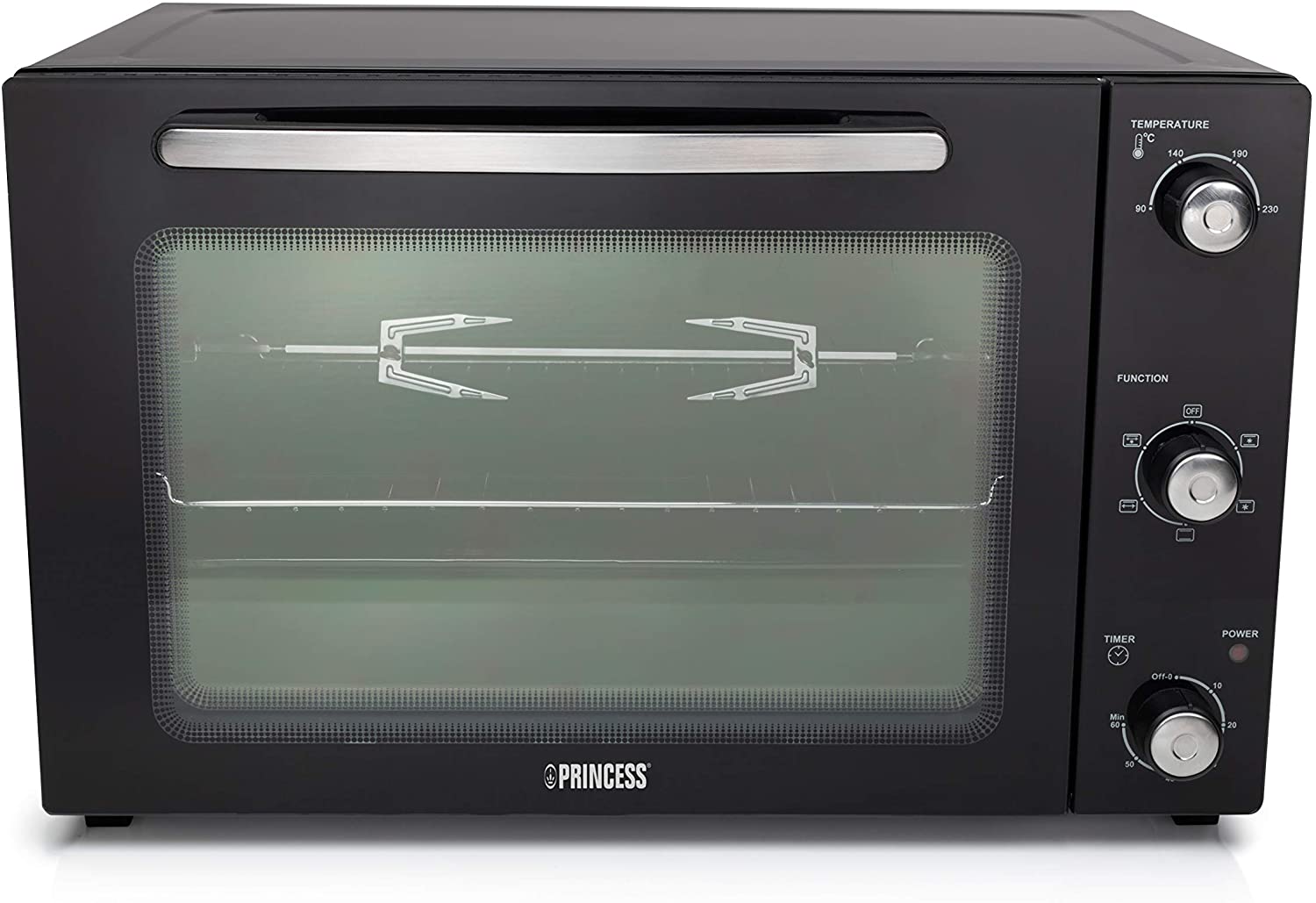 Princess DeLuxe 2200 01.112761.01.001 Convection Oven Metal Black