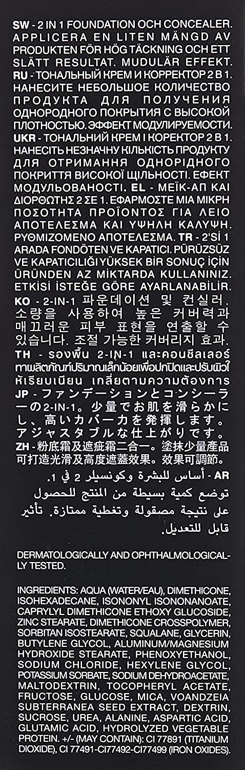 Kiko Milano Full Coverage 2-in-1 Foundation & Concealer, ‎neutral