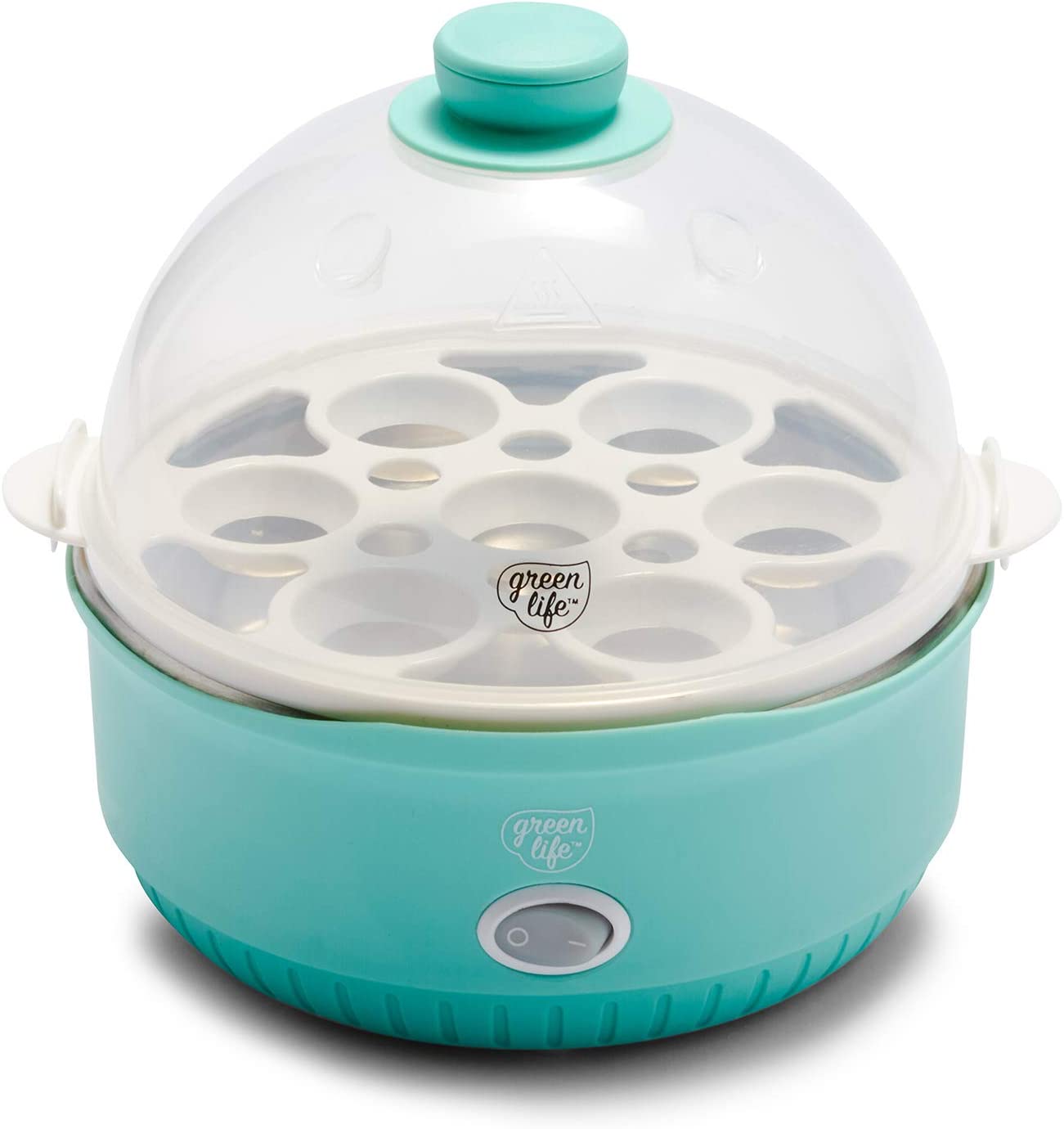 GreenLife CC003764-002 Qwik Egg Boiler, One Size, Turquoise