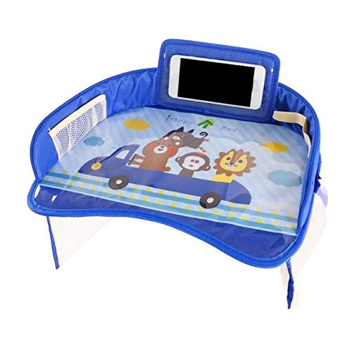 KGCA Baby Car Seat Safety Compartment Children\'s Vehicle Waterproof Carrier Plate Multifunctional Blue