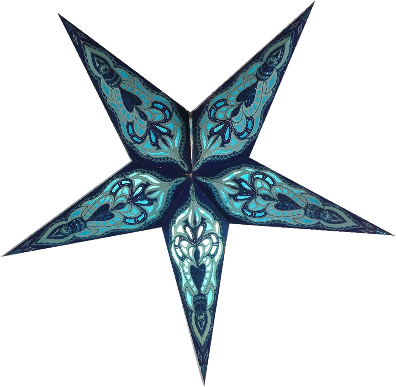 Guru-Shop Foldable Advent Light Paper Star Christmas Star Anubis Red Star Window Decoration 5 Tips
