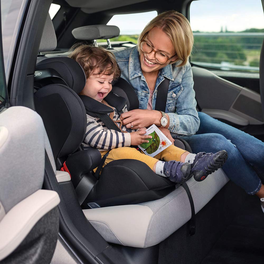 Recaro Kids Tian Child Seat (9-36 kg), Comfort and Safety, Universal Installation, Group 1-2-3, Isofix Connections Group 2-3 (Optional), Adjustable, Core Simply Grey