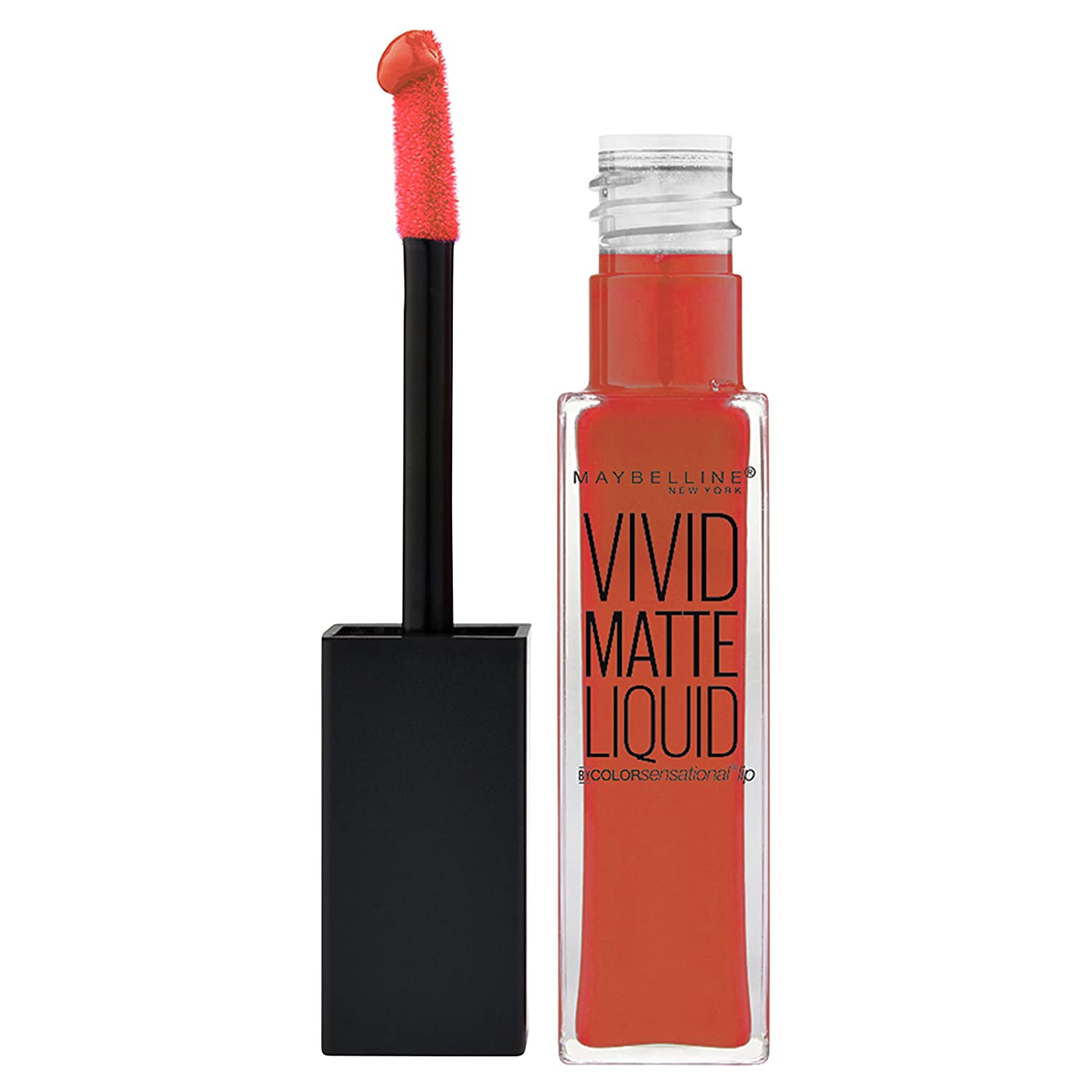 Maybelline Vivid Matte Liquid Lipstick, ‎25 orange shot