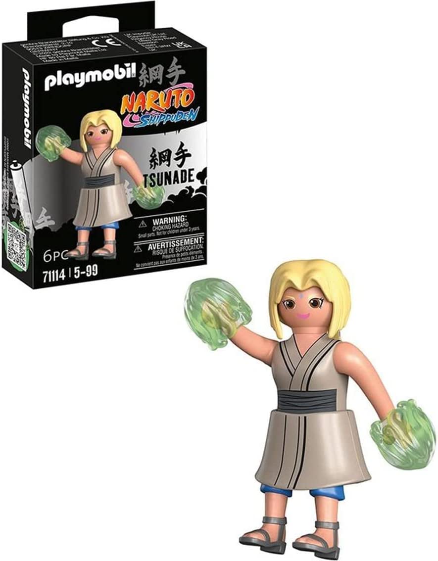 Playmobil Naruto Shippuden 71114 Tsunade with Two Chakra Balls, Creative Fun for Anime Fans With Great Details and Authentic Extras, 6 Pieces, From 5 Years