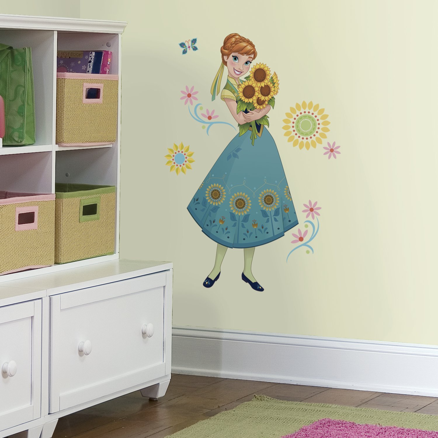 Disney Frozen Fever Anna Peel And Stick Giant Wall Decals