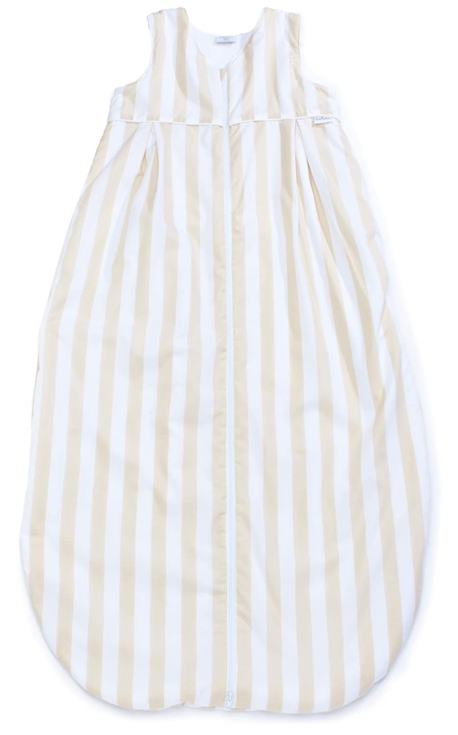 Tavolinchen 35/105-129-130 Terry Cloth Sleeping Bag Block Stripes 130 cm Beige