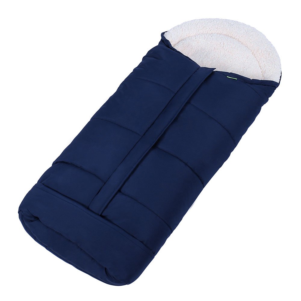 LULANDO Foot muff winter foot muff baby foot muff cuddly bag comfortable soft baby foot muff made from robust, water-repellent outer cover and cuddly faux fur inner lining for prams and buggies.